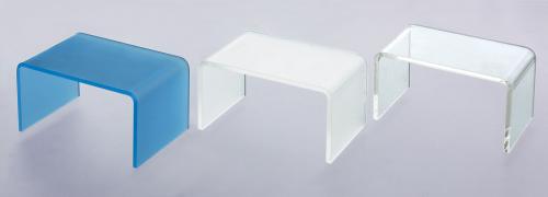 (3 pcs) Mini Acrylic Risers (Frosty White)